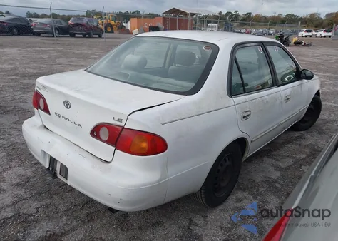 2001 Toyota Corolla Le from USA, damaged, VIN 2T1BR12E61C466391
